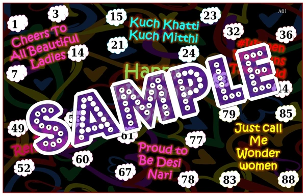 perty Ladies theme Tambola Housie (list3212_1) - 24