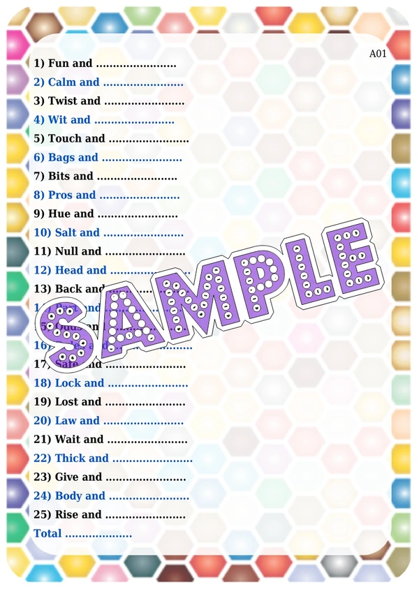 perty Language theme Paper Games (list1694_1) - 24