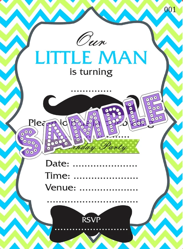 perty Little Man theme Cards (list3629_1) - 48