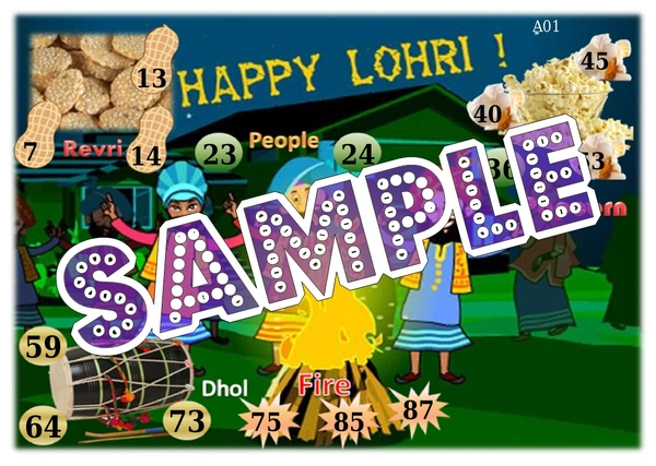 perty Lohri theme Tambola Housie (list239_4) - 24