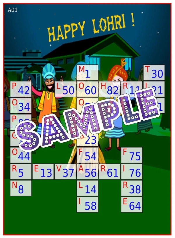 perty Lohri theme Tambola Housie (list3157_1) - 16