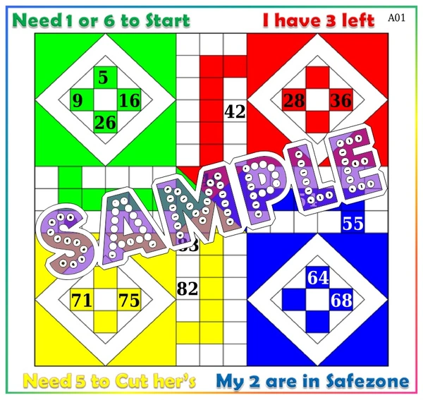 perty Ludo theme Tambola Housie (list2801_1) - 12