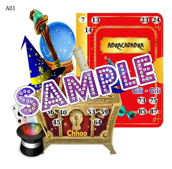 perty Magic theme Tambola Housie (list1370_1) - 12