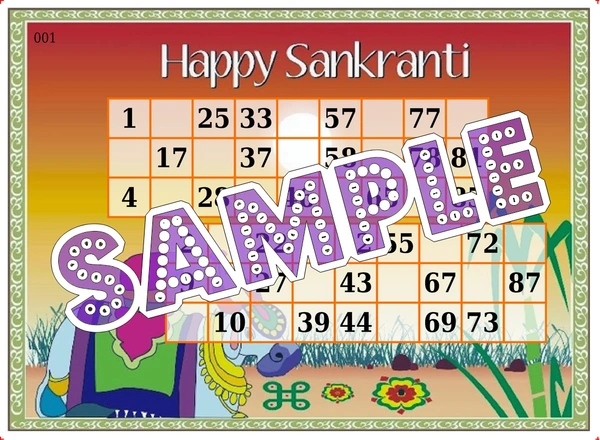 perty Makar Sankranti theme Tambola Housie (list1033_1) - 16