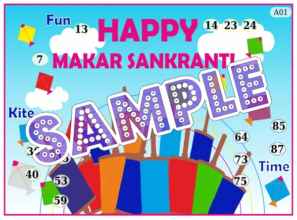 perty Makar Sankranti theme Tambola Housie (list1371_1) - 48