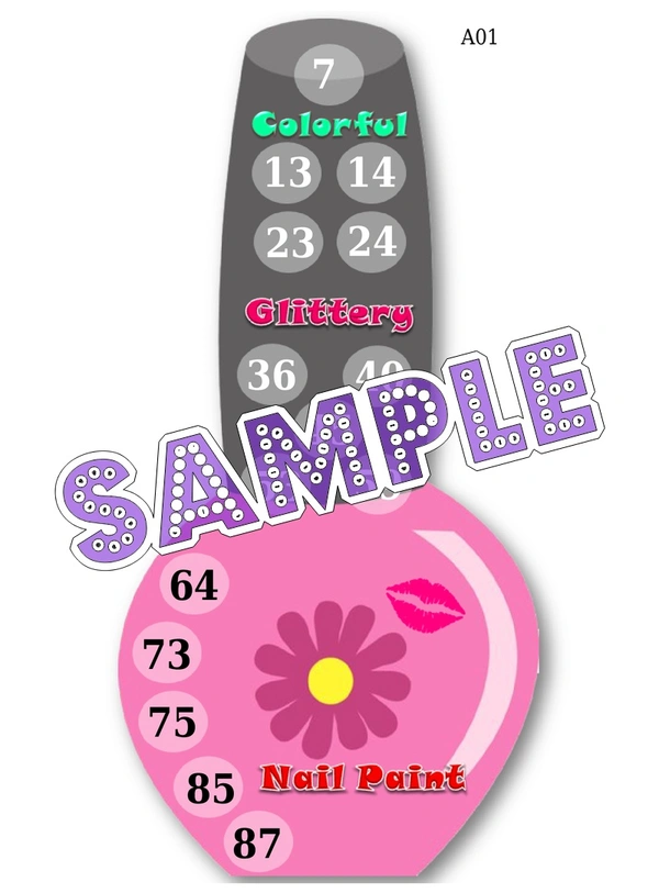 perty Make Up theme Tambola Housie (list2888_1) - 24