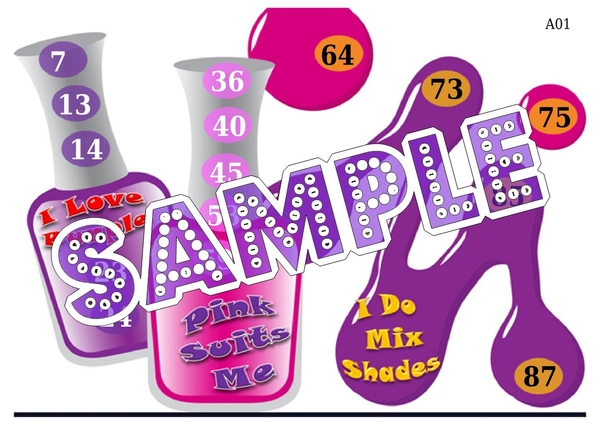 perty Make Up theme Tambola Housie (list2889_1) - 16