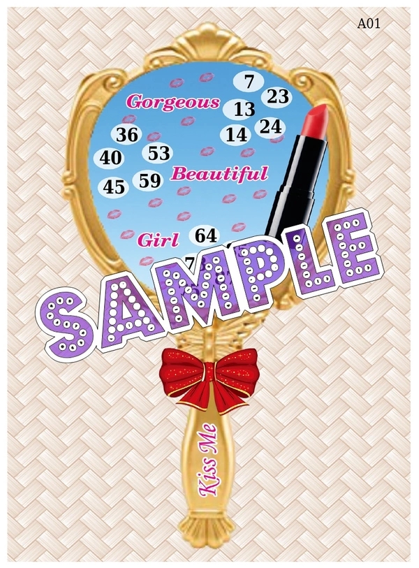 perty Make Up theme Tambola Housie (list3089_1) - 48