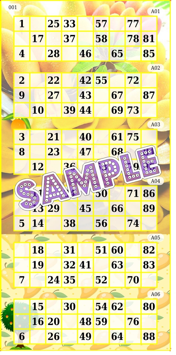 perty Mango theme Tambola Housie (list3281_1) - 9