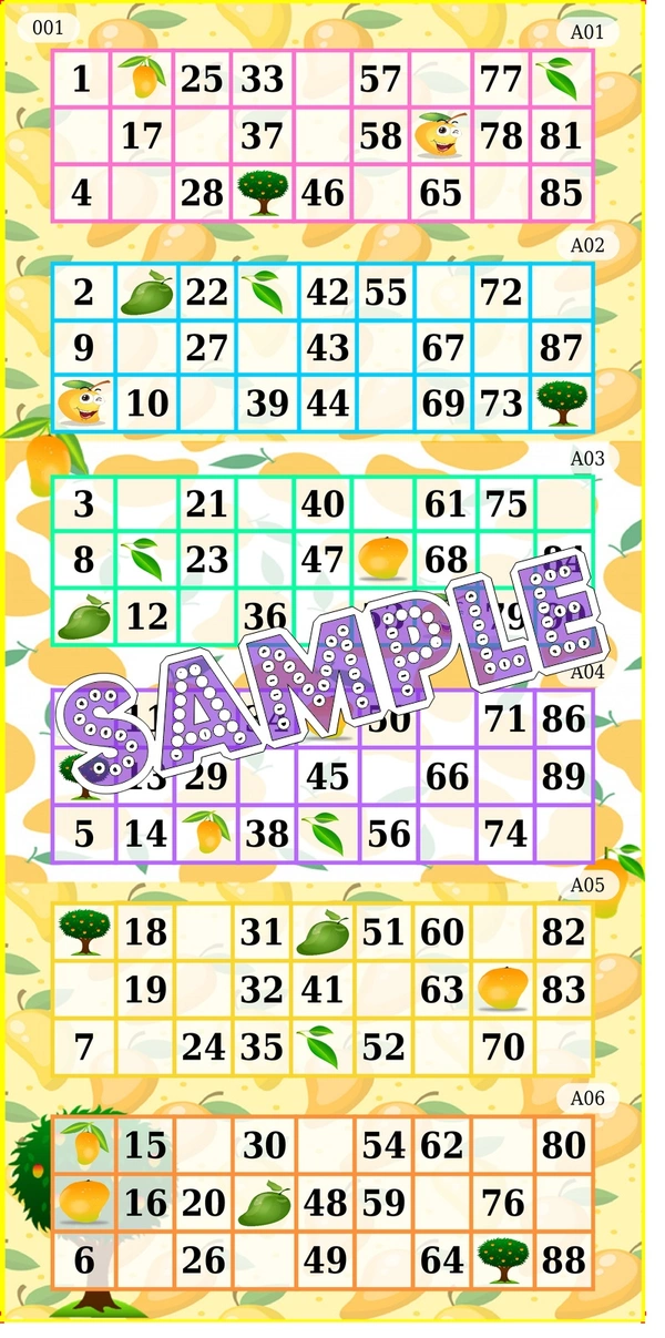 perty Mango theme Tambola Housie (list3283_1) - 9