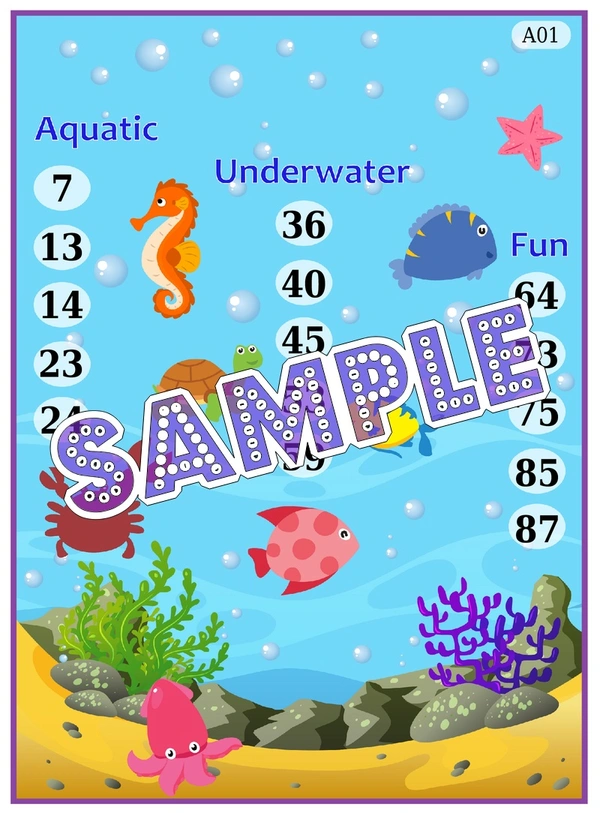 perty Marine theme Tambola Housie (list1100_1) - 16