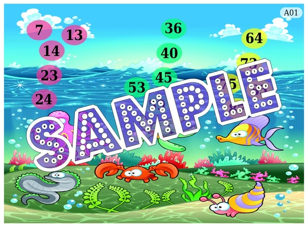 perty Marine theme Tambola Housie (list2338_1) - 48