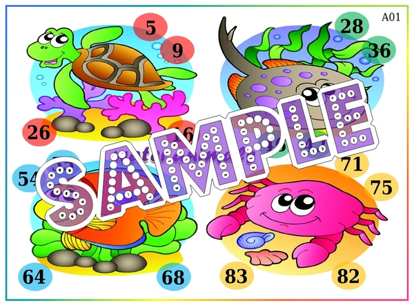 perty Marine theme Tambola Housie (list2339_1) - 24