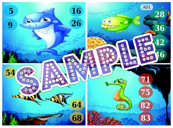 perty Marine theme Tambola Housie (list2341_1) - 48