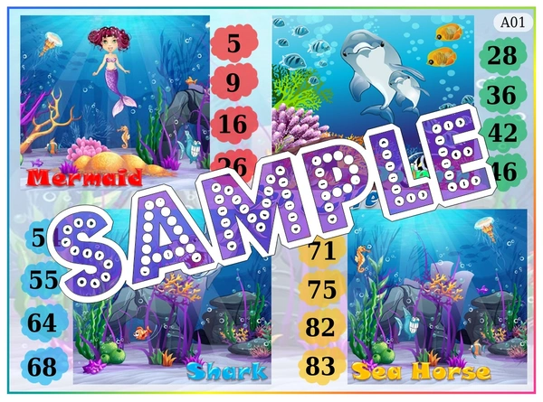 perty Marine theme Tambola Housie (list2423_1) - 16