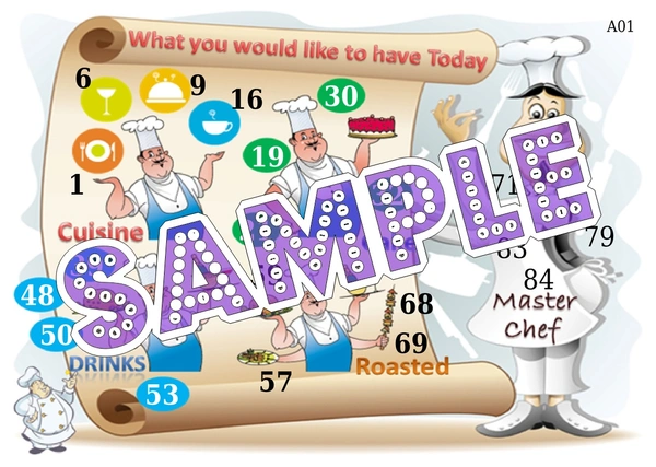 perty Masterchef theme Tambola Housie (list591_2) - 24