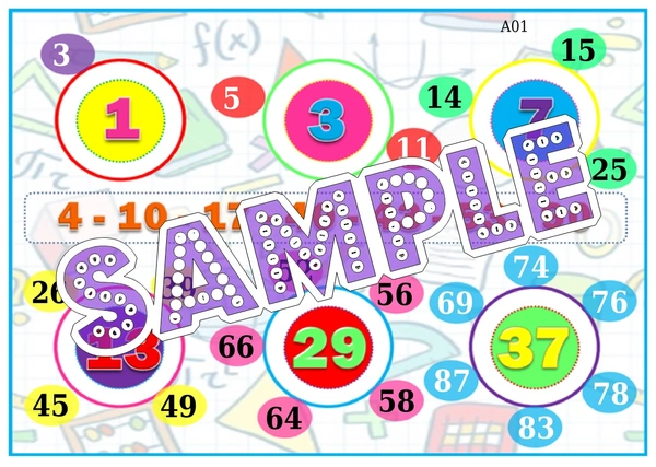 perty Mathematics theme Tambola Housie (list2533_1) - 48