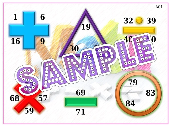 perty Mathematics theme Tambola Housie (list528_2) - 48