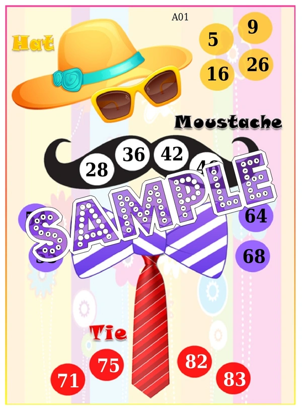 perty Men theme Tambola Housie (list2693_2) - 24