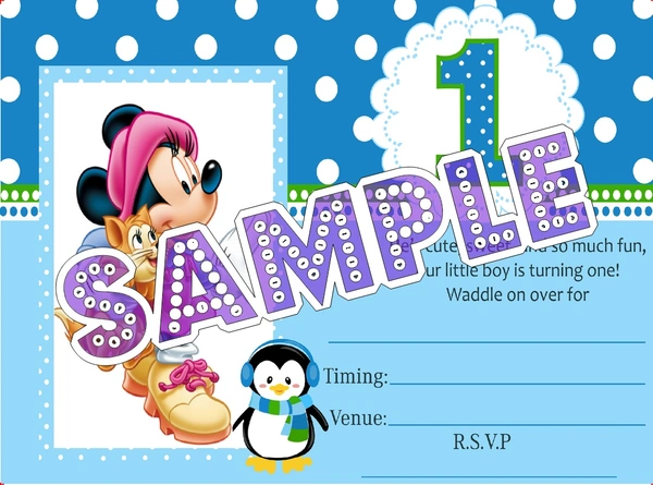 perty Mickey Mouse theme Cards (list3417_1) - 48