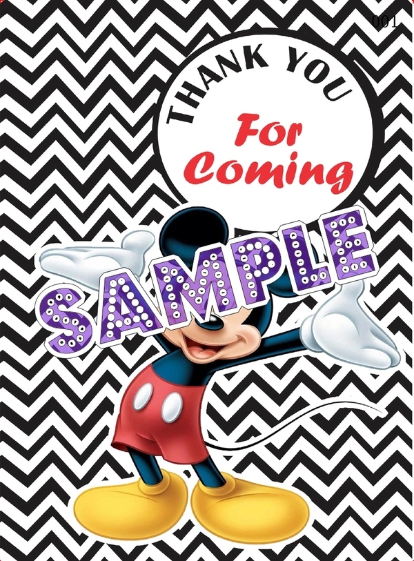 perty Mickey Mouse theme Cards (list3623_1) - 48