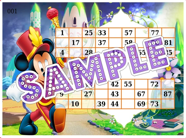 perty Mickey Mouse theme Tambola Housie (list1104_1) - 24