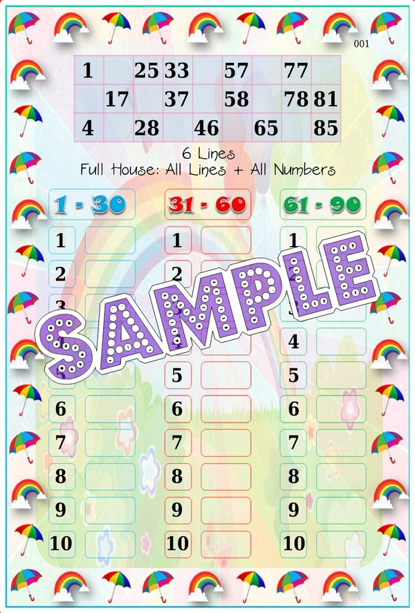 perty Monsoon theme Tambola Housie (list1378_1) - 8