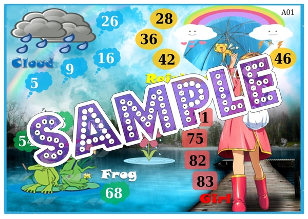 perty Monsoon theme Tambola Housie (list162_3) - 24