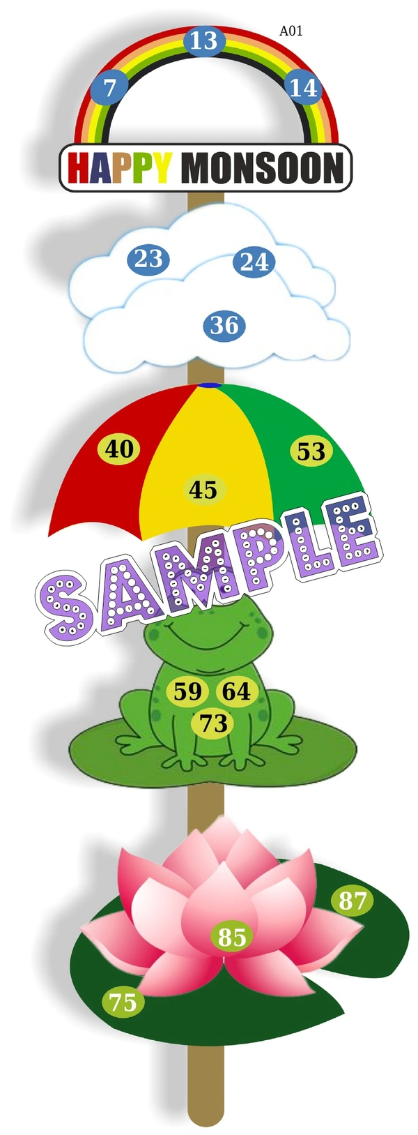 perty Monsoon theme Tambola Housie (list3510_1) - 24