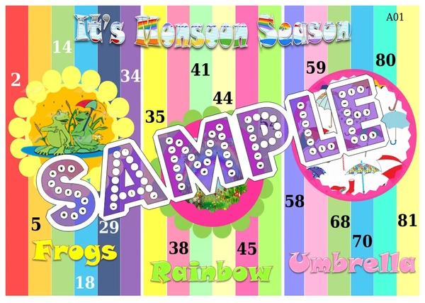 perty Monsoon theme Tambola Housie (list778_1) - 24