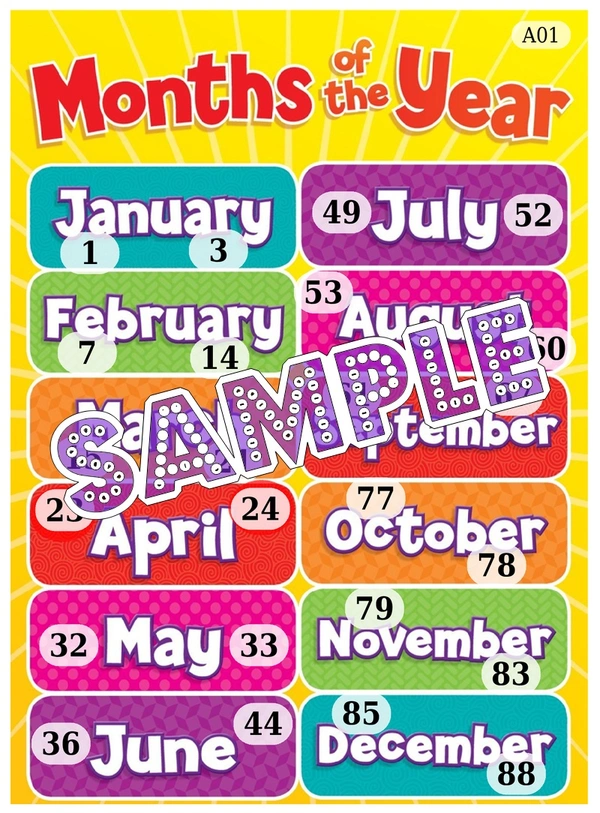 perty Months theme Tambola Housie (list2320_1) - 16