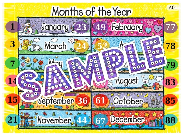 perty Months theme Tambola Housie (list2321_1) - 24