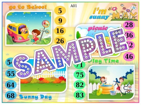 perty Months theme Tambola Housie (list2554_1) - 24