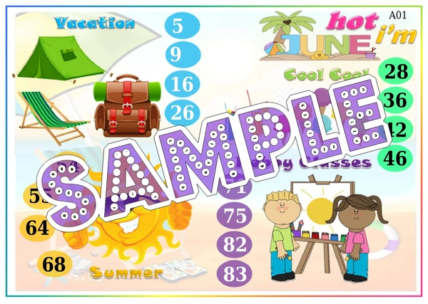 perty Months theme Tambola Housie (list2555_1) - 48