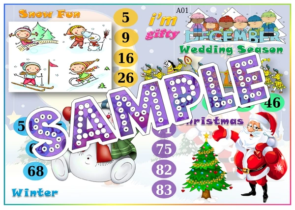 perty Months theme Tambola Housie (list2561_1) - 16
