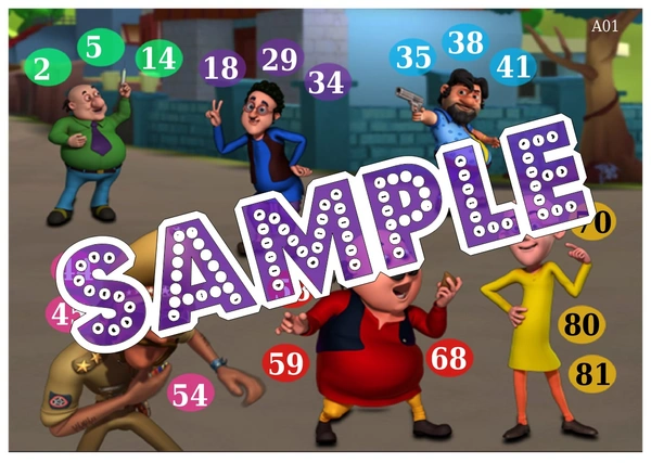 perty Motu Patlu theme Tambola Housie (list2628_1) - 24