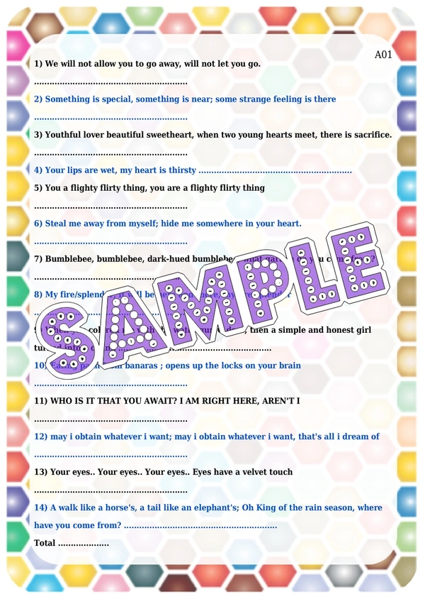 perty Musical theme Paper Games (list1666_1) - 24