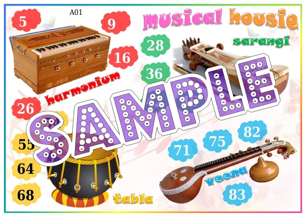 perty Musical theme Tambola Housie (list750_1) - 16