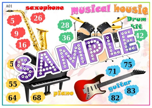 perty Musical theme Tambola Housie (list753_1) - 24