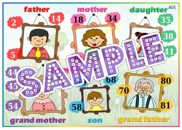 perty My Family theme Tambola Housie (list2039_1) - 48