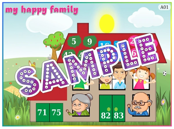 perty My Family theme Tambola Housie (list2040_1) - 48