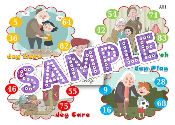 perty My Family theme Tambola Housie (list2750_1) - 16