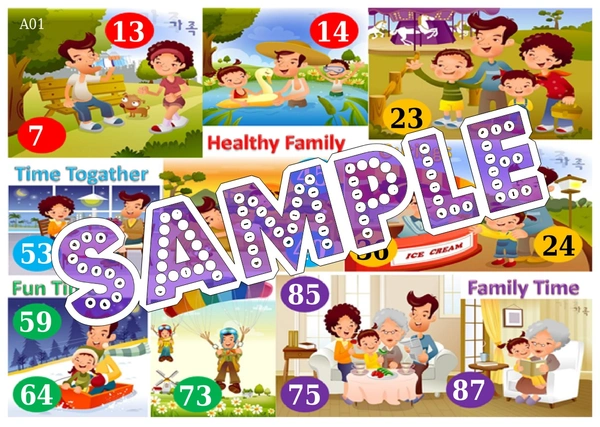 perty My Family theme Tambola Housie (list286_3) - 16