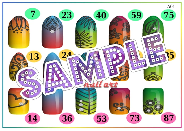 perty Nails theme Tambola Housie (list2347_1) - 48
