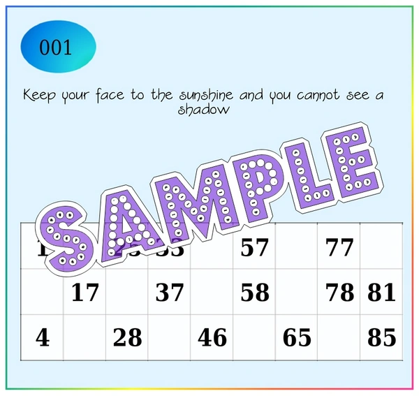 perty Nature theme Tambola Housie (list2463_1) - 36