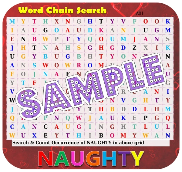 perty Naughty theme Paper Games (list1798_1) - 18