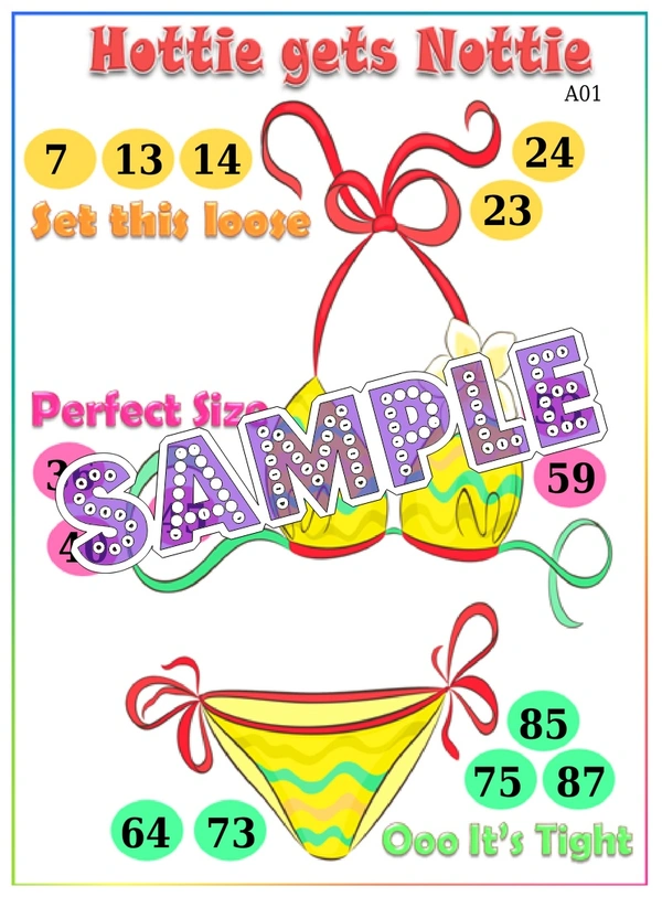 perty Naughty theme Tambola Housie (list2472_1) - 16