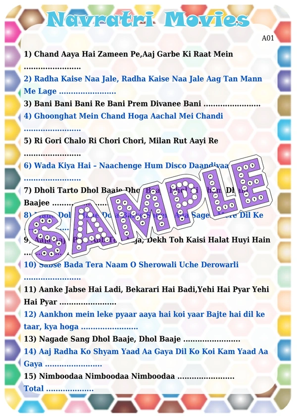 perty Navratri theme Paper Games (list1691_1) - 8