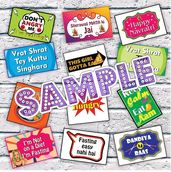 perty Navratri theme Props (list1875) - 6 x 4.4