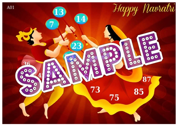 perty Navratri theme Tambola Housie (list250_3) - 16